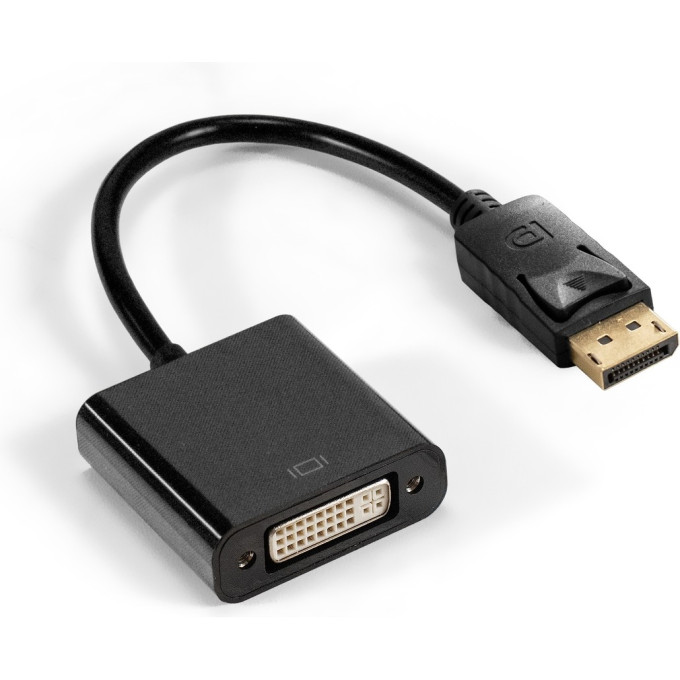 Кабель-переходник DisplayPort-DVI EXEGATE EX-DPM-DVIF-0,1 EX294678RUS