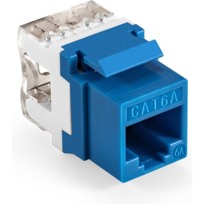 Модуль-вставка Keystone Jack RJ-45 EXEGATE KJ-8P8C-U-C6A-180-Dual EX297263RUS