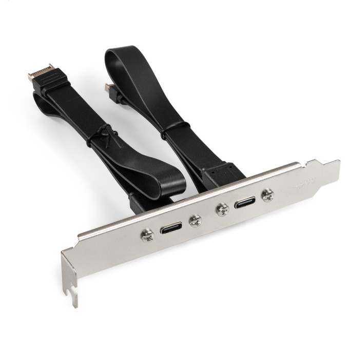 Планка с портами USB-C EXEGATE BrctUSB32E-2C EX298297RUS