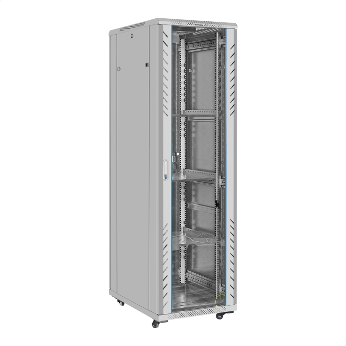 Шкаф телекоммуникационный 19" напольный 42U EXEGATE EC-FS-42U.600,800.G.V.GREY EX300276RUS