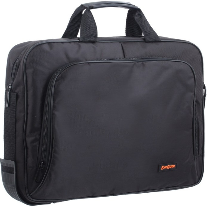 Сумка EXEGATE OFFICE F1596 BLACK, черная, полиэстер, для ноутбуков до 15,6" EX264611RUS