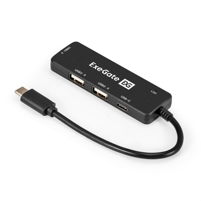 USB-Хаб 4-в-1 EXEGATE DUB-211C EX299789RUS