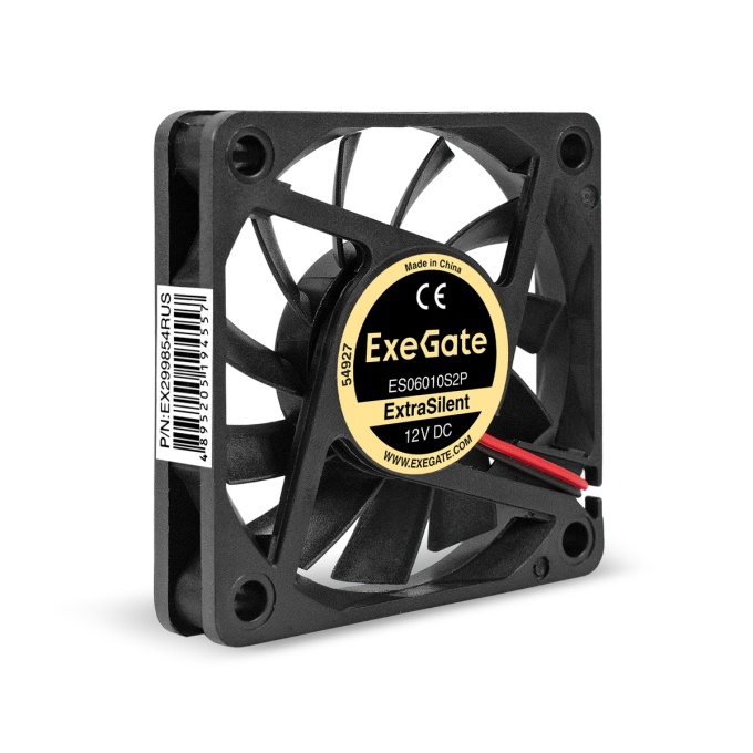 Вентилятор 12В DC EXEGATE EXTRASILENT ES06010S2P EX299854RUS