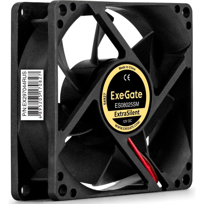 Вентилятор 80 мм EXEGATE EXTRASILENT ES08025SM EX297044RUS