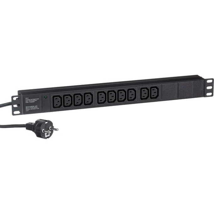 Блок розеток EXEGATE SERVERPRO PDU-19H005 Al-10C13-EU3CU EX280863RUS
